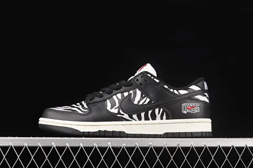 All categories Nk SB Dunk series Nk SB Dunk Low low-top sneakers F version Quartersnacks x Nk SB Dunk "Zebra" black and white zebra pattern joint model low-top sports casual sneakers DM3510-001